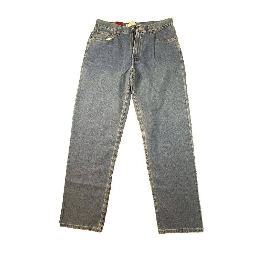 Levi 550 Men's 35x33.25 Blue NWT Tapered Relaxed Fit Jeans Made Mexico SEE DESC